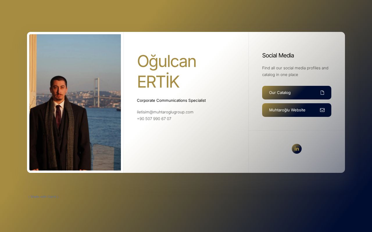 Carrd profile picture for @ogulcan